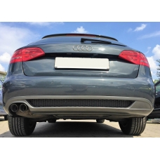 Audi A4 B8 (08-12) aizmugurējā bampera difuzors, S-line look